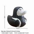thumbnail image 2 of Clown Duck Statue Small Horror Movie Character Collectible Figurines Cartoon Duck Decorative for Desktop Home Office Gifts, 2 of 3
