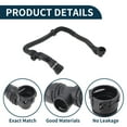 thumbnail image 4 of Manguera del radiador, manguera de calefacción del radiador, tubo de salida del radiador para Volkswagen Tiguan 2.0L 2009-2017 No.5N0121051F, manguera del radiador inferior de plástico negra 1 Pc, 4 of 6
