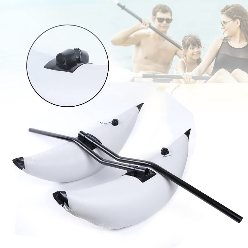 Inflatable Canoe Kayak Outrigger Stabilizer Kit, PVC Fishing Boat Standing Water Stabilizers 2 Person Kayak Accessories (Inflatable Stabilizer Kit)