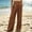 Coffee1, variant on Kojanyu Women's Wide Leg Elegant Pleated Pants High Waist Stretchy Trousers Casual Loose Palazzo Pants with Side Pockets