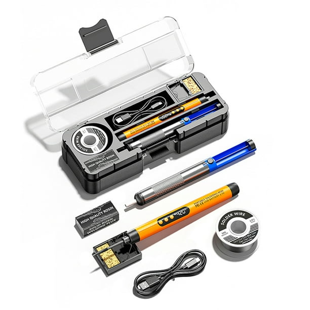 Portes de bits de Soldadoura Inteligente de Soldadoura Inteligente de Soldadoura Inteligente de Plancha USB Portátil Con 260-420 Grados Celsius Tempermo de Ajuste para la reparación y y