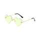 thumbnail image 5 of Qarigey Gafas de sol portátiles en forma de corazón, gafas de protección solar para fiesta, banquete, gafas Retro, gafas plegables, regalo Oro Verde 2Conjunto, 5 of 6