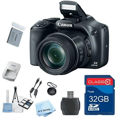 Pc2700 Memory Kit Canon PowerSHot SX530 HS Value Bundle + 32 gb Memory Card + High-Speed Card Reader + Cap Keeper + 6 PC Starter Kit ()