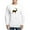 White, variant on - Ibex Capricorn Steinbock Mountain Goat Sheep Alps - Unisex Cotton Long Sleeve T-Shirt