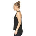 thumbnail image 2 of Expert Brand USA-Made Women's Siro Casual V-Neck Tunic Tank Top, Black, XS, 2 of 5