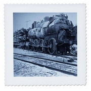 3dRose Train Wreck Malta Illinois December 29 1901 - Quilt Square, 10 by 10-inch