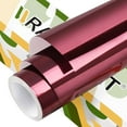thumbnail image 1 of HAHADAXA Maroon Chrome Permanent Vinyl Mirror Metallic Vinyl Wine Red Bubble Free 12"x5ft Maroon Permanent Adhesive Vinyl Roll for Crafts Signs Lettering, 1 of 6
