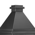 thumbnail image 6 of Progress Lighting Richmond Hill 1-Light Outdoor Wall Lantern in Textured Black, Clear Glass Panels, 6 of 9