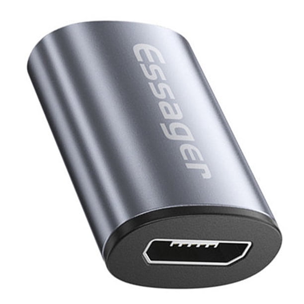Adaptador de cable micro para teléfono Essager Cable de datos de alimentación para teléfono móvil Convertidor de aleación de aluminio, conector micro sidaley EL5346-01B