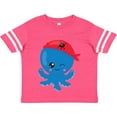 thumbnail image 3 of Inktastic Pirate Octopus, Cute Octopus, Little Octopus Boys or Girls Toddler T-Shirt, 3 of 5