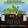 thumbnail image 2 of Jardin Surélevé – Jardinière Ovale en Acier Galvanisé Robuste – 8x2x1 Pi, Base Ouverte – Racines Profondes, Résistante à la Rouille – pour Fleurs, Herbes et Légumes – Beige Pâle, 2 of 7
