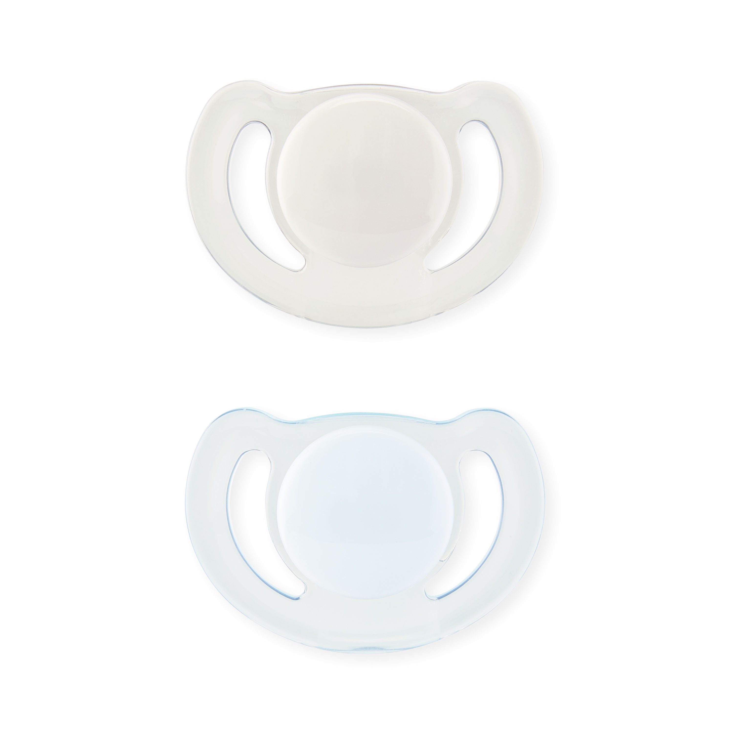 (4 pack) Parent's Choice Newborn Orthodontic Vent Pacifier, 0+ Months, Unisex, Blue & Gray, 2 Pack