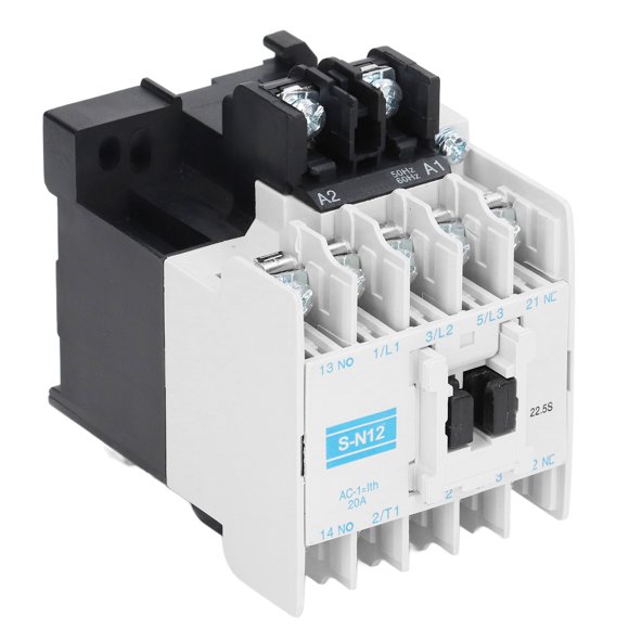 High-Sensitivity Industrial AC Contactor 20A 3-Pole ABS Switch 220V Compact and Reliable for Diverse Applications