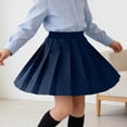 thumbnail image 7 of IFNWSV Girls Summer Skirt Short Length Elastic Waist Pleated Pattern Cotton Blend Skirt 2-3 Years, 7 of 7