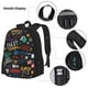 thumbnail image 3 of Disketp Basketball Mochila Estampada de Gran Capacidad con Lonchera y Estuche, Set de 3 Piezas para Estudiantes, 3 of 7