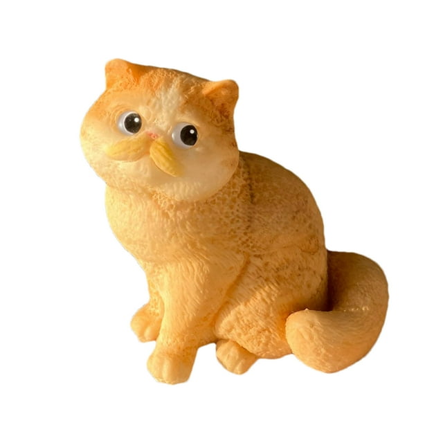 QIPOPIQ Cute Cat Taba Squishy Kit - Silicone Fat Kitty Fidget Toys for Kids