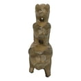 thumbnail image 3 of 6.5"H Rustic Cast Iron Western Farmhouse Stacked Pigs Piglet Family Figurine, 3 of 9
