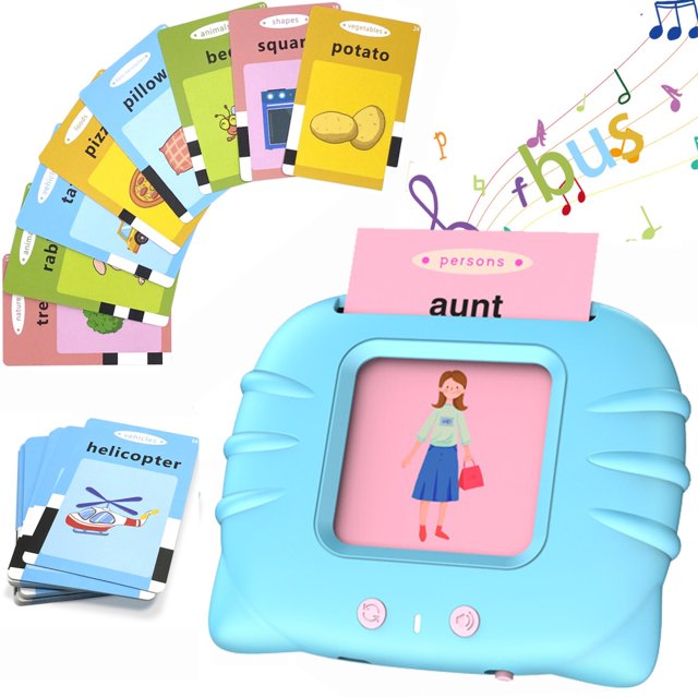 Tipo De Tarjeta Máquina De Educación Temprana Tarjeta De Inglés Cognitiva Para Niños Máquina De Aprendizaje Temprano Juguetes Interactivos Electrónicos Regalo Para Niños Kearding FN007044-02