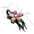 thumbnail image 4 of Ponytail Play Clip Acrylic Flower Duckbill Clip Tocado para mujeres y niñas, 4 of 6