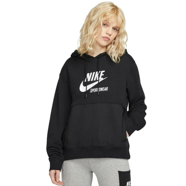 Sueter nike negro mujer hotsell