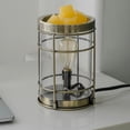 thumbnail image 4 of Billuyoard Quemadores de metal para derretir cera eléctrica con temporizador - Spa en el hogar o aromaterapia en el dormitorio Iluminación y accesorios Malla hueca CE, 4 of 6
