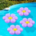 thumbnail image 1 of Flotadores Inflables de Flores Margarita para Piscina 50 cm 4 Piezas, 1 of 6