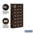 thumbnail image 2 of Salsbury Industries 19075-21ZSK Cell Phone Storage Locker - 7 Door High Unit (5 Inch Deep Compartments) - 21 A Doors - Bronze - Surface Mounted - Master Keyed Locks, 2 of 4