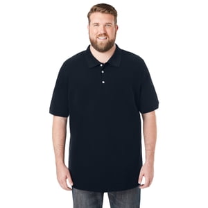 Kingsize Men's Shrink-Less Classic Cotton Polo