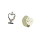 thumbnail image 5 of Estatua de pareja,Figura de pareja besándose,regalo de boda moderno,Reloj de pared,Reloj de pared silencioso Reloj de pared nórdico Decoración del hogar,Relojes decorativos para, 5 of 8