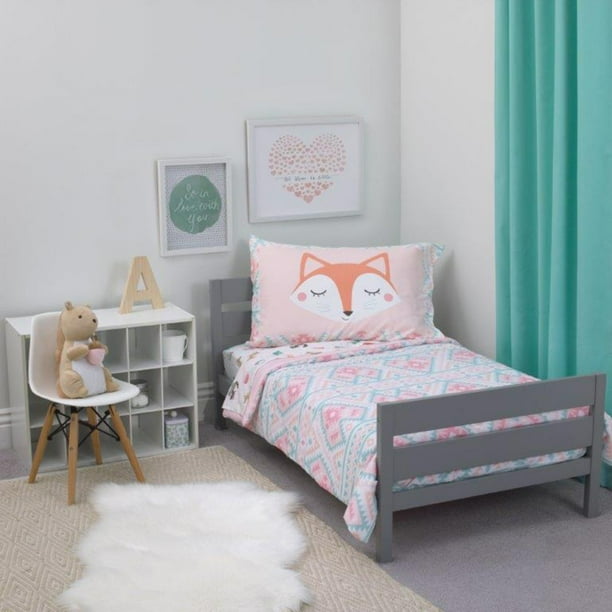 Aztec Girl 4-Piece Toddler Bed Set by Carters - Walmart ...