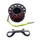 thumbnail image 3 of Carrete de buceo compacto de dedo con cierre de seguridad de doble extremo Carrete gris, 3 of 9