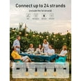 thumbnail image 2 of Brightown Outdoor String Lights - Globe Patio Lights 30 Ft with 30 G40 Shatterproof Bulbs, Waterproof Connectable Dimmable Commercial Hanging Lights for Backyard, Bistro, Porch, Cafe, Deck, 2 of 7