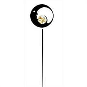 (Price/Each)Village Wrought Iron MGS-2 Moon - Marble Garden Stake