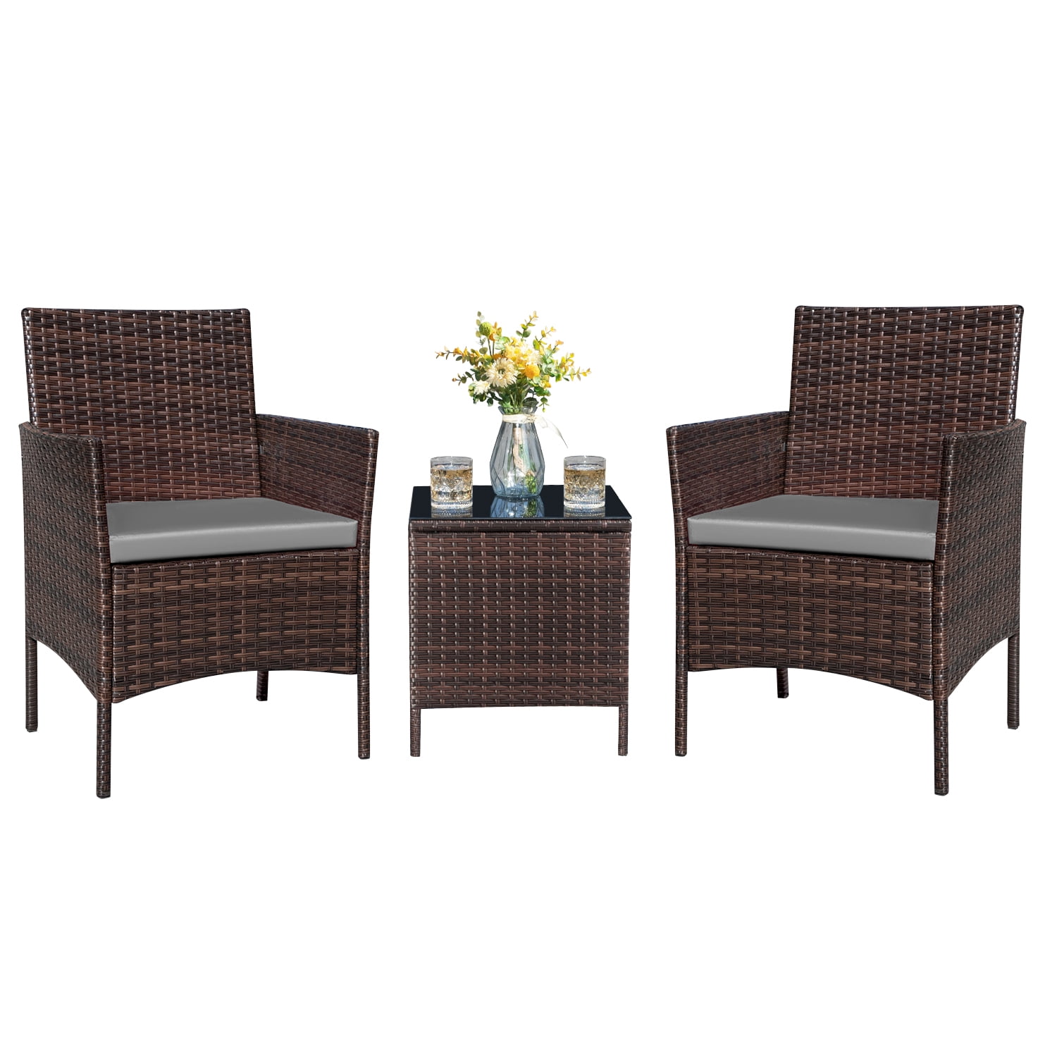 homall 3 piece patio set