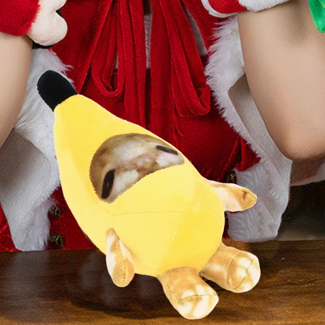 Premium Banana Cat Plush, Soft Cozy Stuffed Animal Toy for Home Decor, Multifunctional and Healing, Exquisite Craftsmanship
