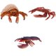 thumbnail image 1 of Juguete de decoración de animales costeros de langosta de simulación de grandes de 3 piezas, 1 of 9