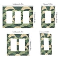 thumbnail image 2 of Yayeee Rocker Switch Wall Plate 1-Gang 4.6"x2.9" Home Decorative Outlet Cover, Green Abstract Shapes, 2 of 6