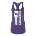 thumbnail image 2 of Pitbull Dad Dog Dag Funny Gift | Womens Dog Lover Jersey Racerback Tank Top, Purple Rush, X-Large, 2 of 4