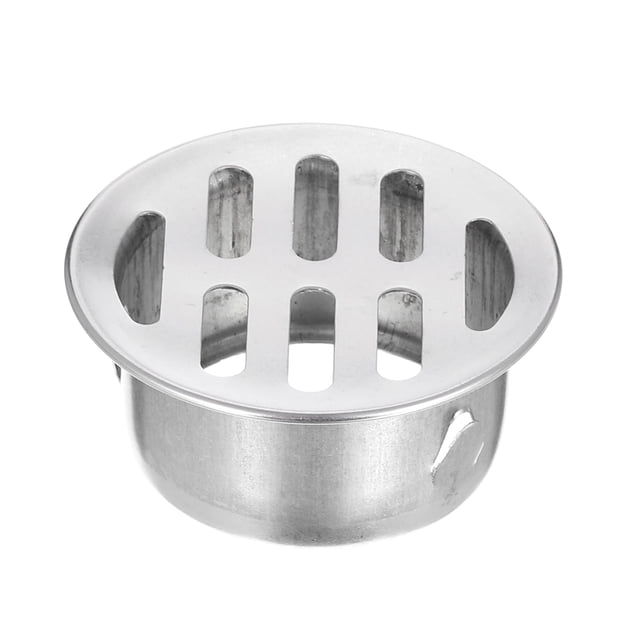 Cubierta de Drenaje de Piso Uxcell, Cubierta de Drenaje Antibloqueo de Acero Inoxidable de 2.2 Pulgadas para Baño y Cocina al Aire Libre, Boca Plana de 44