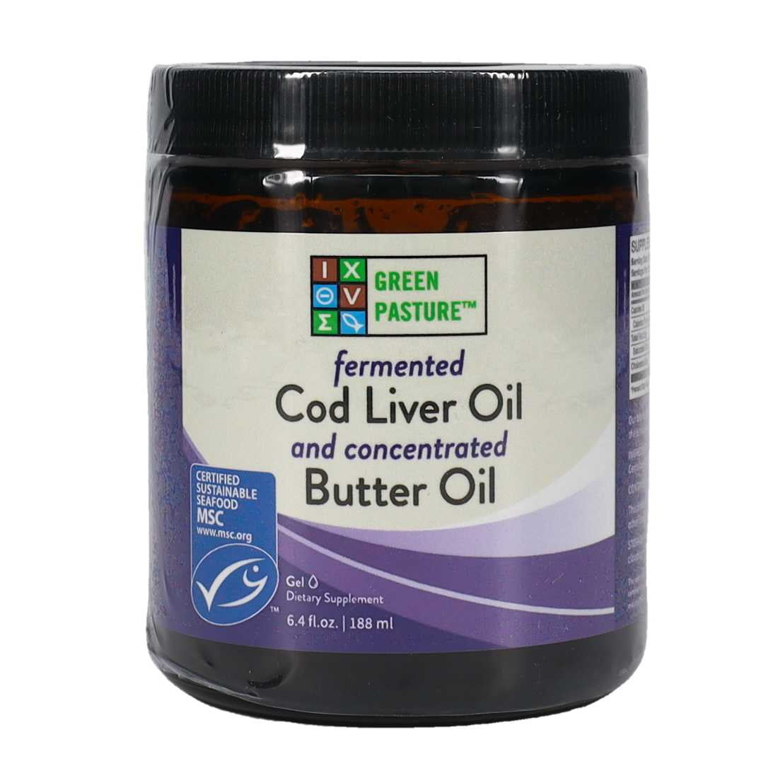 Green Pasture Fermented Cod Liver Oil and Concentrated Butter Oil Gel