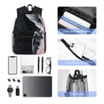 thumbnail image 4 of Balery Pink White Ocean Waves Mochila para Mujeres y Hombres, Mochila Ligera Casual para Viajes, Mochila Clásica Básica para la Universidad, 4 of 6