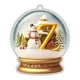 thumbnail image 2 of Adorno para Coche de Acrílico con 26 Letras de Cristal Amarillo, Colgante para Árbol de Navidad, Decoración Del Hogar, 2 of 3