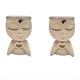 thumbnail image 1 of 2 Piezas Maceta de Resina Maceta Macetas Decorativas Únicas Macetas de Flores Suculentas Maceta Macetas Maceta, 1 of 5