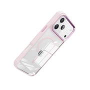Strong Metal Wireless Charging Case for iPhone 17 Pro Max - Pink