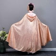 thumbnail image 3 of Cape Princesse à Sequins Colorés pour Filles - Costumes de Fête d'Anniversaire d'Halloween, 3 of 5