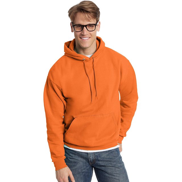 Hanes Men's Fleece Full Cut Athletic Hooded Pullover