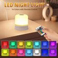 thumbnail image 3 of Portable Baby Night Light, 16 Color Egg Light for Nursery, Rechargeable Small LED Lamp, 2400mAh, Dimmable Touch Night Light,for Toddler,Kids,Adults, 3 of 8