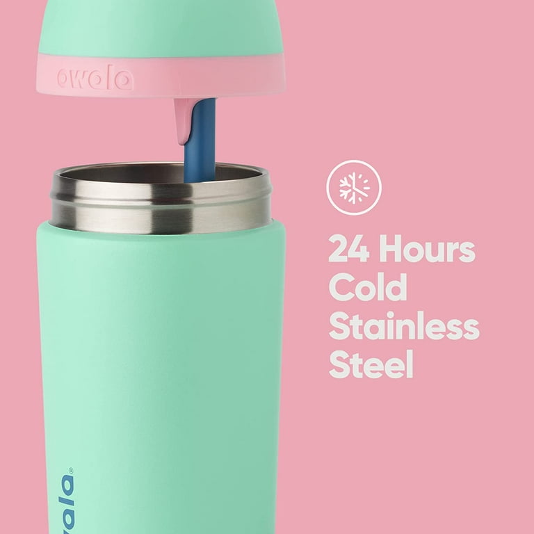 Owala Flip Insulated Stainless Steel Water Bottle with Straw for