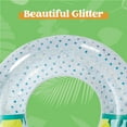 thumbnail image 3 of Joyfy 3 Packs 32.5'' Inflatable Swim Tube Pool Float with Glitters for Kids Adults Age 9 & up, 3 of 6