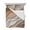 Brown, variant on Quilts Full Size Bedding Set, Orange Grey Ombre Lightweight Quilted Comforter, Modern Geometric Abstract Aesthetics Cream Soft Bedspread Coverlet with Pillow Covers for All Season, 78" x 90"